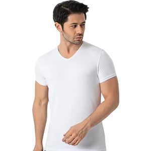 Lüx Drm 10 Adet, Bambu Kumaş, V Yakalı Likralı Erkek T-Shirt & Fanila
