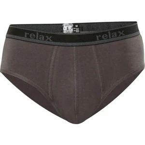 10 Adet, (Ekonomik Paket) Relax Pamuklu Erkek Slip Külot %92 Pamuk %8 Likra Antrasit