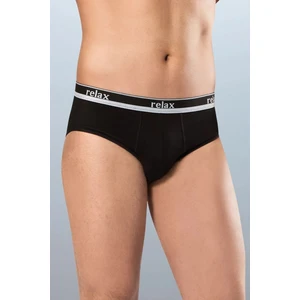 10 Adet, (Ekonomik Paket) Relax Pamuklu Erkek Slip Külot %92 Pamuk %8 Likra Siyah