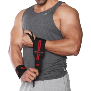 Pro Wrist Wraps Siyah Kırmızı 2'li Paket