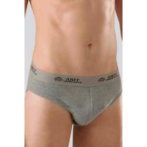 10 Adet, (Ekonomik Paket) Erkek Kemerli  Slip Külot %100 Pamuk (Ribana ) Gri