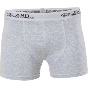 10 Adet, (Ekonomik Paket) Kısa Paçalı Likralı Erkek Boxer  %92 Coton( Pamuk) %8 Likra Gri