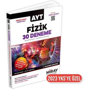 Miray Yayınları Yaynları AYT Fizik 30 Deneme 2023