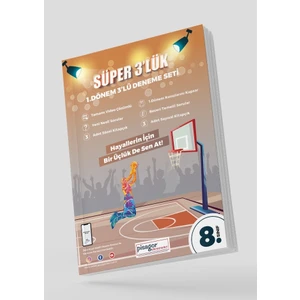 Zeka Küpü Yayınları 8. Sınıf Pisagor Süper 3' Lük 1. Dönem Deneme Seti Zeka Küpü Yayınları