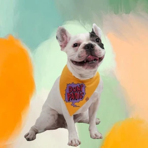 Dont Panic Kedi Köpek Fuları Pet Bandanası