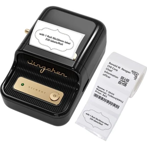 B21 Etiket Makinesi Kablosuz Taşınabilir Bluetooth - USB Şarjlı Siyah (Türkiye Garantili)