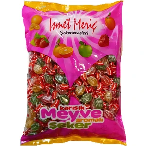 İsmet Meriç Karışık Meyveli 1Kg Bayramlık İkramlık Bonbon Şekeri
