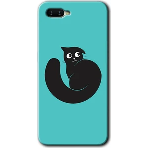 MRC İletişim Oppo Rx 17 Neo Kılıf Hd Desen Baskılı Arka Kapak - Cat Vector