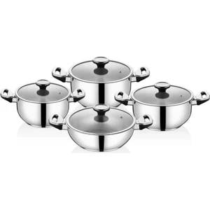 Nehir 8 Parça Çelik Tencere Takımı NHR1001