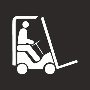 İsg Tabelam Forklift Boyama Şablonu/50x50cm/kompozit