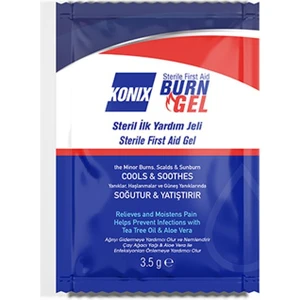 KONIX 3,5 GR STERİL İLK YARDIM YANIK JELİ X 10