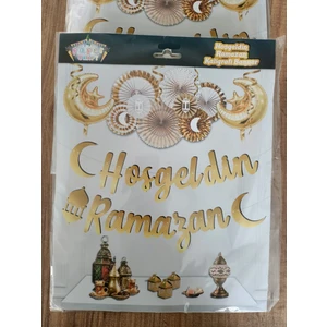 My Paper Craft Hoşgeldin Ramazan Kaligrafi Banner