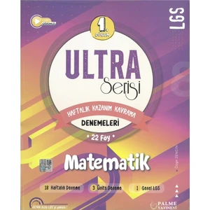 Palme Yayıncılık Ultra Serisi LGS 1. Dönem Matematik Denemeleri