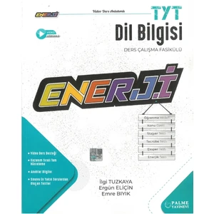 Palme Yayıncılık Enerji TYT Dil Bilgisi Ders Çalışma Fasikülü Yeni