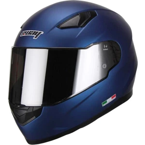 816 Mat Metalic Blue Full Face Motosiklet Kaski