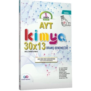 Orbital Yayınları AYT Kimya 30 x 13 Denemeleri Özel Baskı