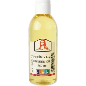 Keten Yağı 250ML 1 Adet Resim Yağı Monalisa Rafine Bezir Yağı Yağlı Boya Incelticisi Yağlı Boya Yardımcı Malzemesi
