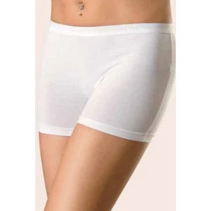 5 Adet, Likralı Kadın Boxer %92 Pamuk, %8 Elastan Beyaz