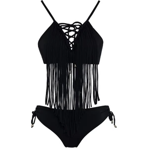 Sailor Moda Püsküllü Üçgen Bikini Takım