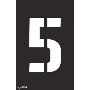 İsg Tabelam 5 Rakamı Boyama Şablonu (Set1)