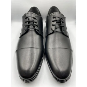 Blues Moda London Mystic Orjinal Deri Siyah Ayakkabı Özel Üretim El Işçiliği