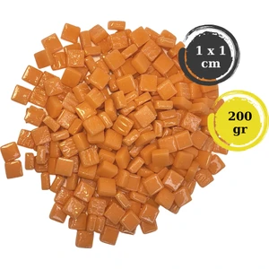 Zen Mozaik Sanatsal Mozaik Çalışmalarınız Için 1 cm Cam Mozaik Taşı - 10X10 mm - Kırmızı