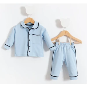 Bebek Alt Üst Pijama Takım Mavi