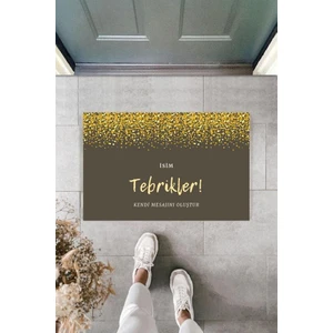 Dijital Baskı Kişiye Özel Iç Kapı Dekorasyon Paspas  PS11257