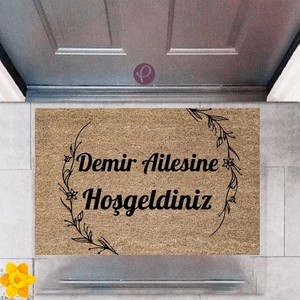 Kapı Önü Paspası Dekoratif Dijital Baskı Kişiye Özel P-2311