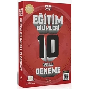CBA Akademi 2023 KPSS  Eğitim Bilimleri 10 Deneme Video Çözümlü