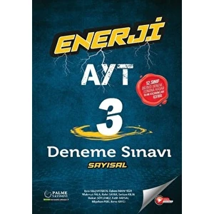 Palme Yayıncılık Enerji AYT Sayısal 3 Deneme Sınavı