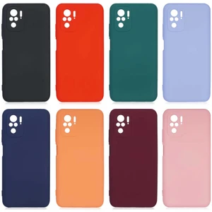 Kip GSM Xiaomi Redmi Note 10 Kılıf Kamera Korumalı Içi Kadife Lansman Silikon Kapak