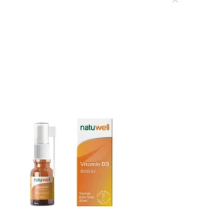 Vitamin D3 600 IU Sprey D Vitamini 20 ml
