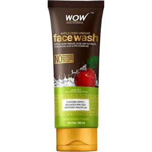 Wow Skin Science Elma Sirkesi Yüz Yıkama-%97,4 Doğal Içerik-Ecocert Sertifikalı %100 Saf Elma Sirkesi 100ML
