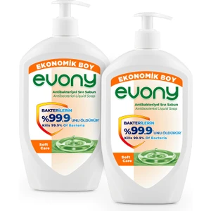 Evony Antibakteriyel Sıvı Sabun Soft Care 700ml 2 Adet
