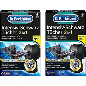 Dr.Beckmann Renk Koruyucu Mendil Siyahlar İçin 2 x 6'lı