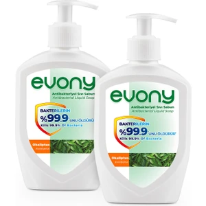 Evony Antibakteriyel Sıvı Sabun Okaliptus 300ml 2 Adet
