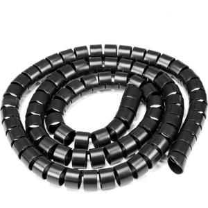 Ø25 Kablo Koruyucu ve Düzenleyici Spiral(5mt)(Siyah)