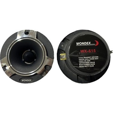 たまて★ Wondex WX-615 Profesyonel 500WATT 10 cm Dome Tweeter Fiyatı