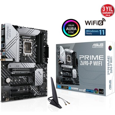 Asus Prime Z690-P Wi-Fi D4 DDR4 1700 Pin ATX Anakart Fiyatı
