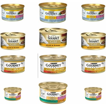 Purina Gourmet Gold Çifte Lezzet Konservesi 12X85 gr Fiyatı
