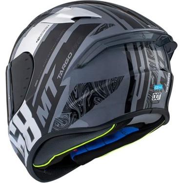 MT Targo Pro Welcome F2 Full Face Motosiklet Kaskı Gri Renk Fiyatı