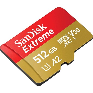 Sandisk Extreme 512GB 190MB/S Microsdxc U3 For Aksiyon Fiyatı