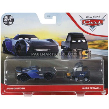 Mattel Disney Pixar Cars Jackson Storm And Laura Spinwell Fiyatı