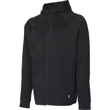 Hummel Hmlt-Mt interval Zip Erkek Siyah Sweatshirt