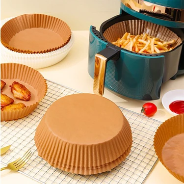 Airfryer Pişirme Kağıdı 100  Adet Hava Fritözü Airfryer Firitözü Airfryer Yağsız Firitöz
