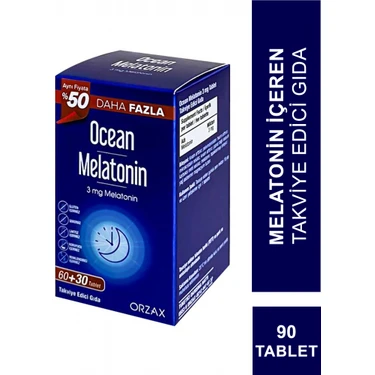 Orzax Ocean Melatonin 60+30