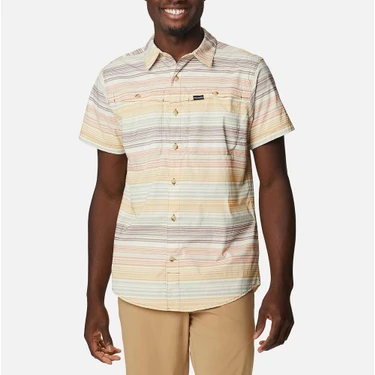 Columbia Newton Rıdge Plaıd Short Sleeve Erkek Gömlek