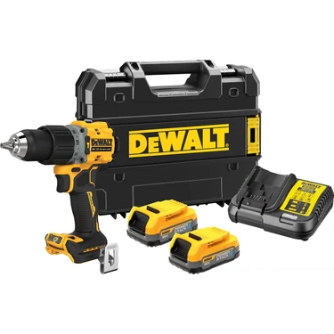 Dewalt DCD805E2T-QW 18V 2AH Li-Ion Darbeli Kömürsüz Çift Akülü