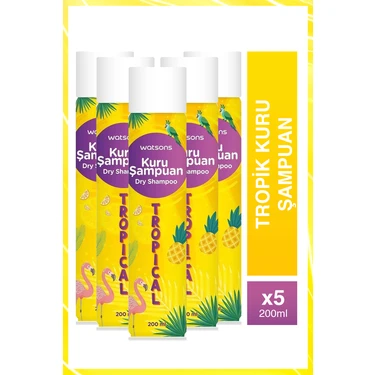 Watsons Tropik Kuru Şampuan 200 ml 5